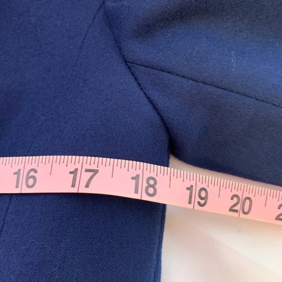 Vintage Pendleton 100% Pure Virgin Wool Navy Blazer size 8 - Picture 11 of 12